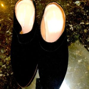 Women’s Patricia Green Mueller Booties 7M BLACK LEATHER UPPER